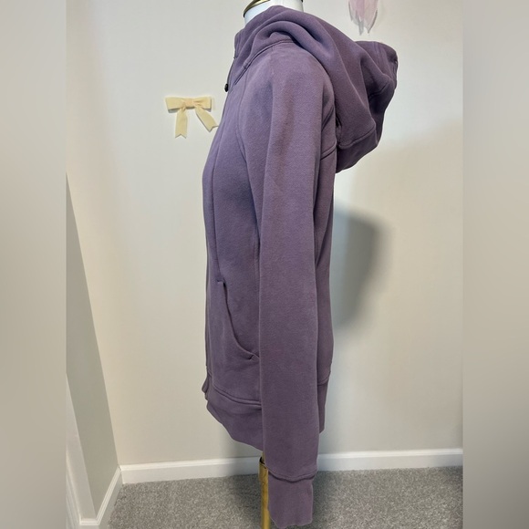 Lululemon Scuba Fleece Cotton Jacket Dusty Lavender - Picture 8 of 8